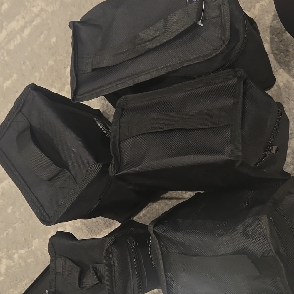 Set Of Black Storage Pouches for Markers And Tin Colored Pencil Cases - Picture 9 of 10